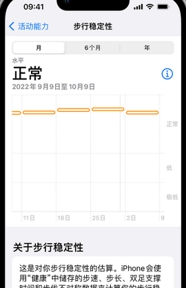 清城iPhone手机维修如何在iPhone开启'步行稳定性通知'