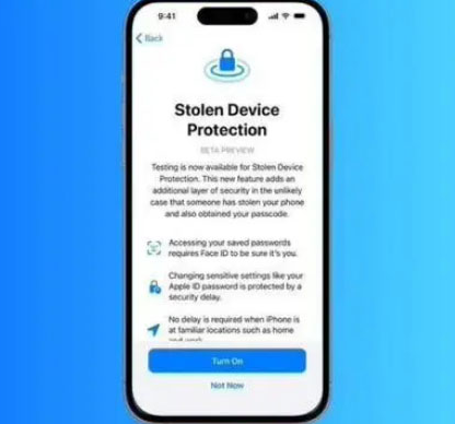 清城苹果授权维修店分享被盗设备保护功能开启方法 