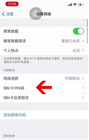 清城苹果14维修网分享如何给iPhone14的SIM卡设置密码 