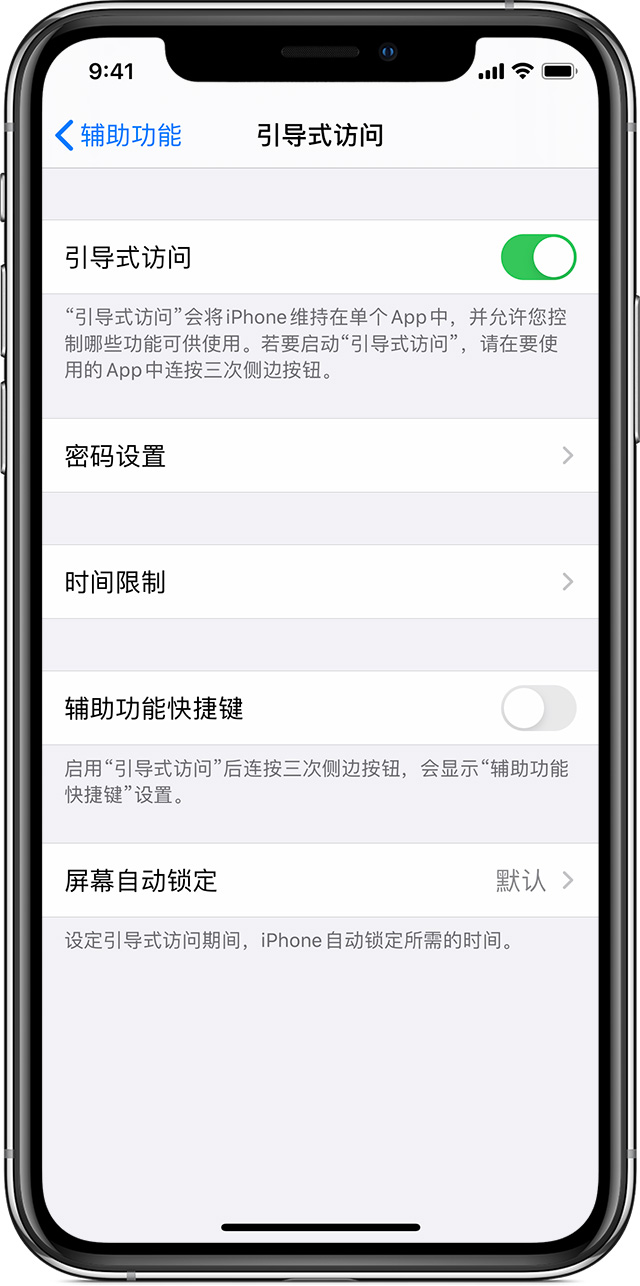 清城苹果手机维修分享如何在 iPhone 上退出引导式访问 