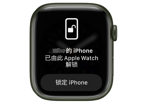 清城苹果手机维修分享用 AppleWatch 解锁配备面容 ID 的 iPhone方法 