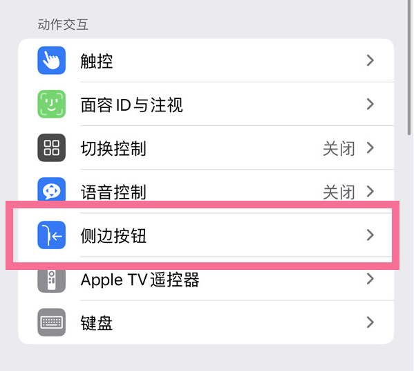 清城苹果14维修店分享iPhone14 Plus侧键双击下载功能关闭方法 