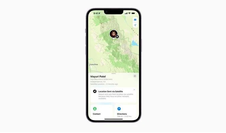 清城苹果14维修分享iPhone14系列中 FindMy功能通过卫星分享位置方法教程 