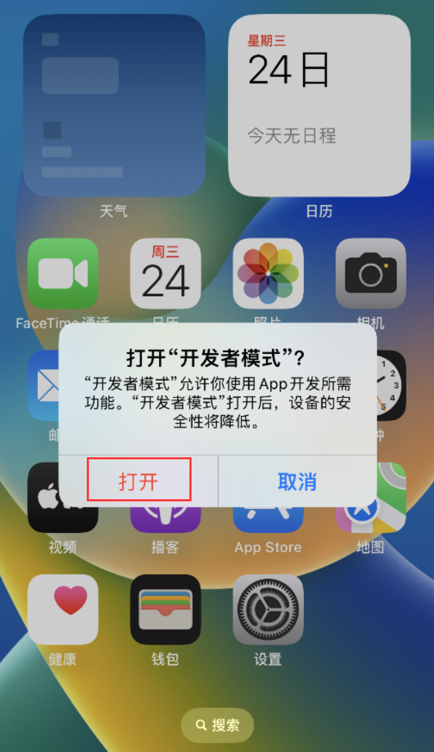 清城苹果手机维修分享如何打开开发者模式 