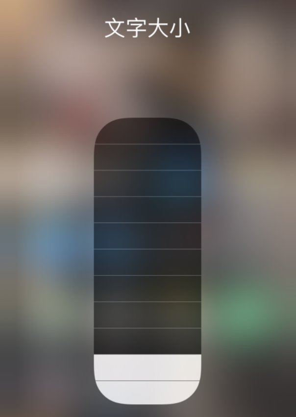 清城苹果手机维修分享小技巧：在 iPhone 控制中心快速调节字体大小 