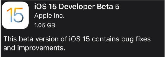 清城苹果手机维修分享如何升级到iOS15.0 beta5 